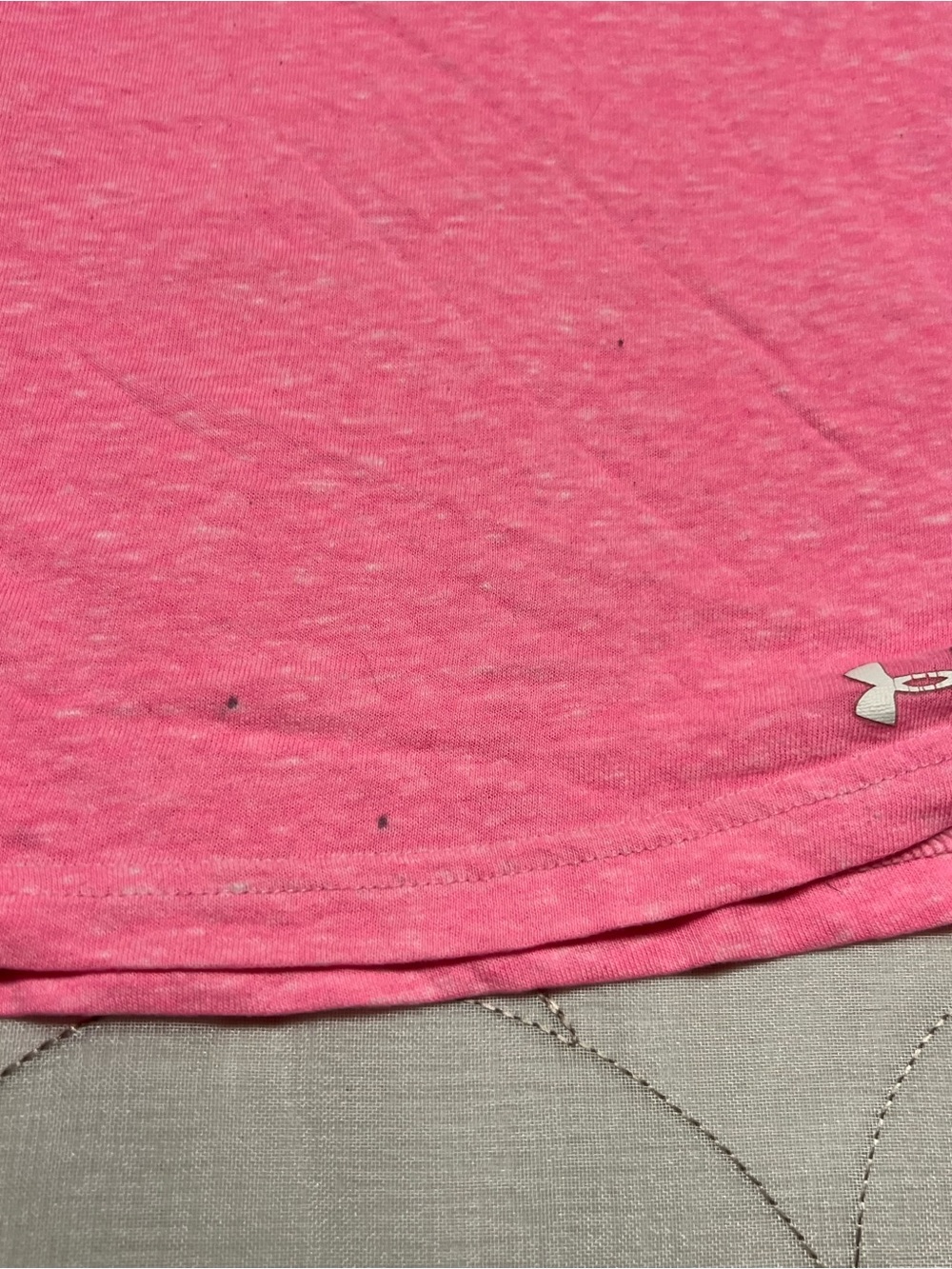 Under Armour Pink Racerback Pocket Tank Top 63.5 - Picture 2 of 6